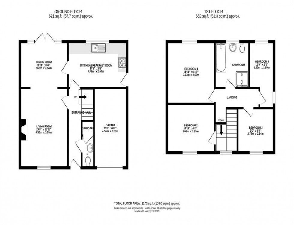 Floorplan for St. Lukes Close, Holmes Chapel