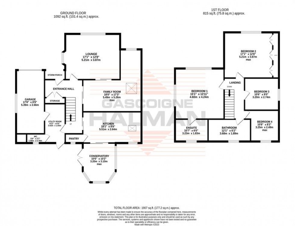 Floorplan for New Forest Road, Manchester