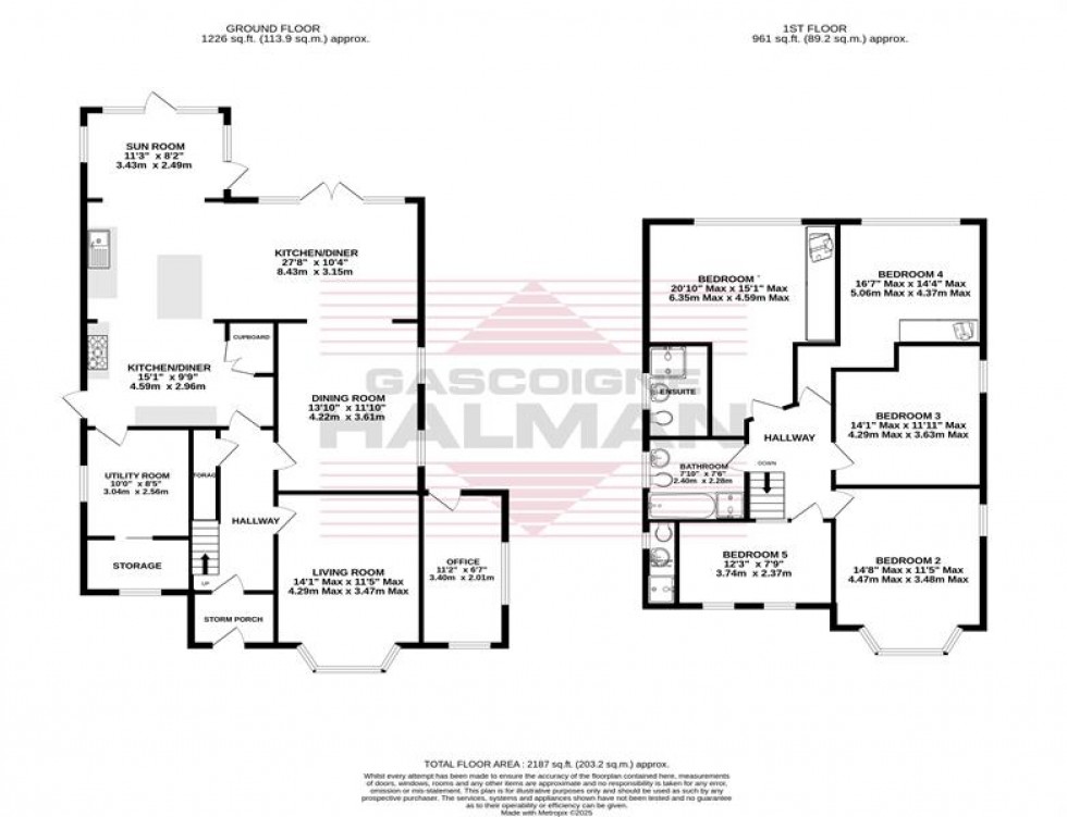 Floorplan for Kingsway, Cheadle