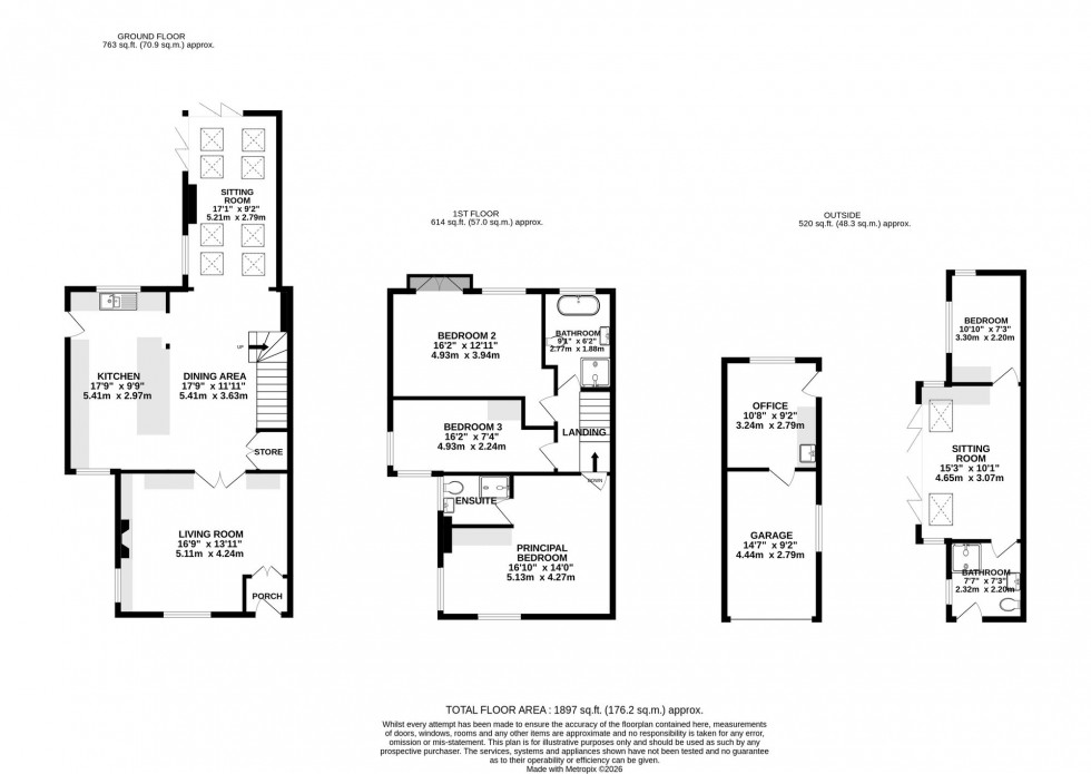 Floorplan for Bourne Street, Wilmslow, SK9