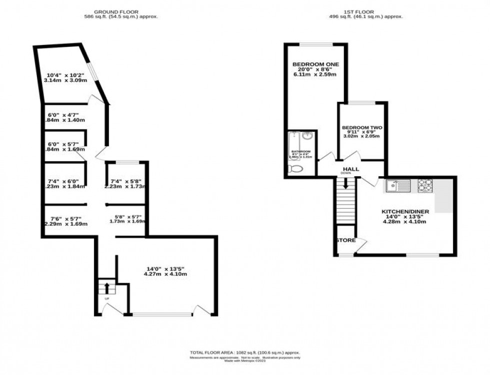 Floorplan for Rupert Street, Stockport