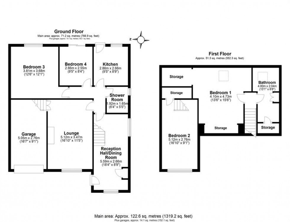 Floorplan for Coniston Drive, Frodsham