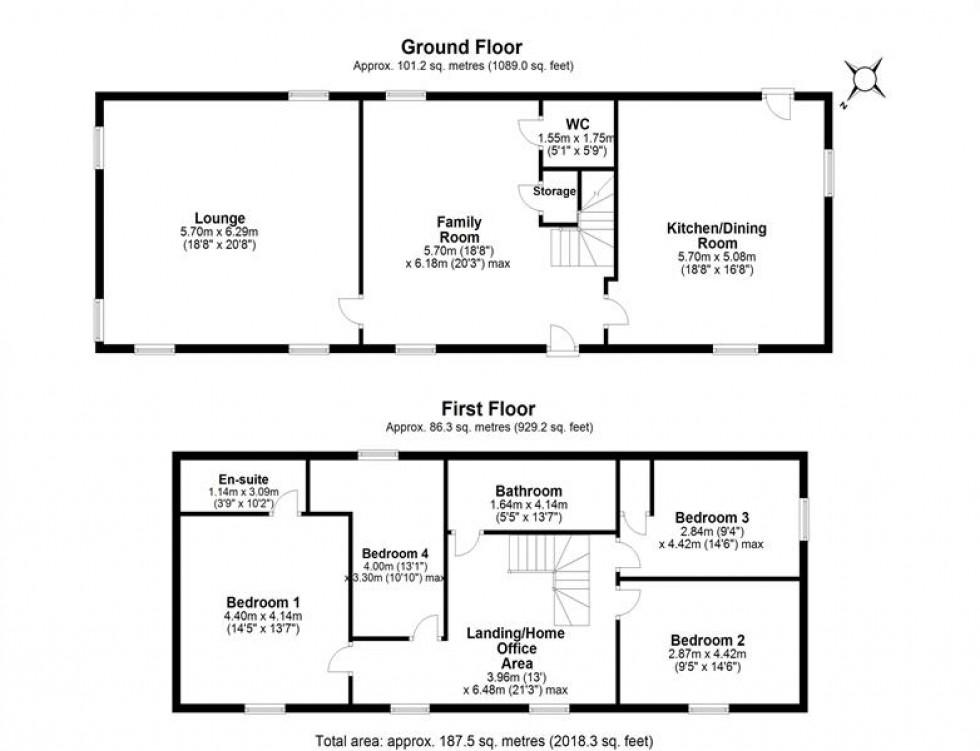 Floorplan for Farm Road, Oakmere, Northwich