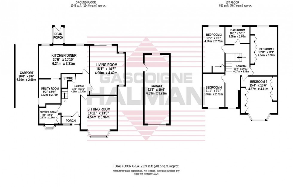 Floorplan for Stanley Road, Cheadle Hulme, SK8