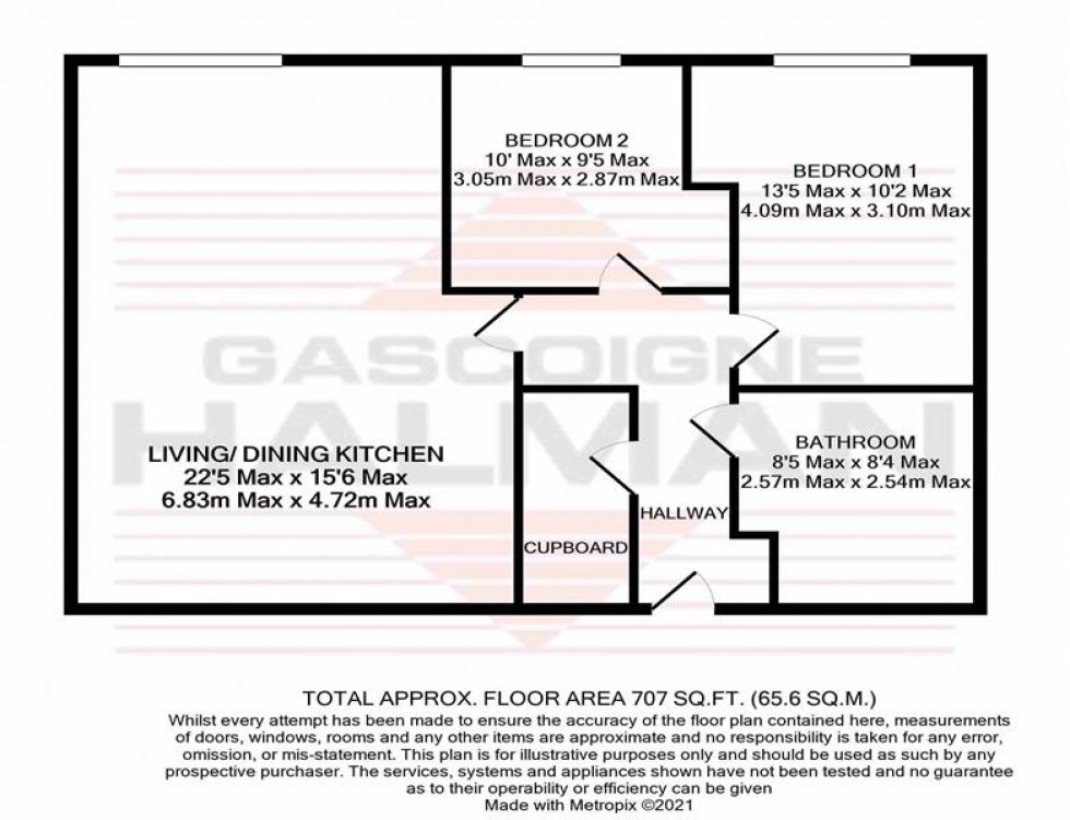 Floorplan for Altrincham Road, Manchester