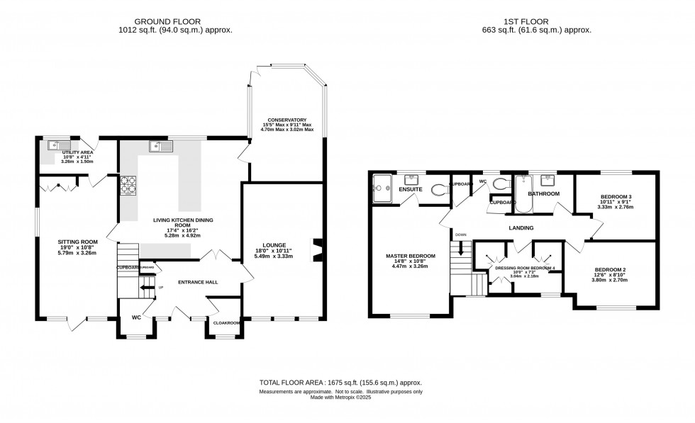 Floorplan for Park Lane, Pickmere, Knutsford