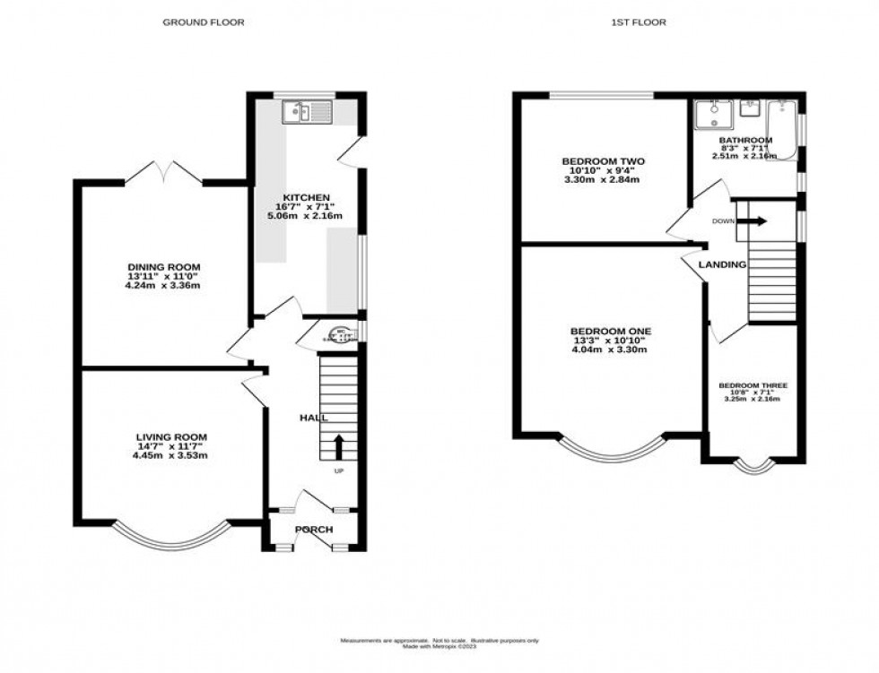 Floorplan for Mouldsworth Avenue, Heaton Chapel 