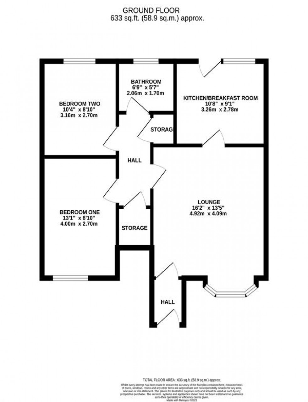 Floorplan for Cobal Court, Churchfield Road, Frodsham
