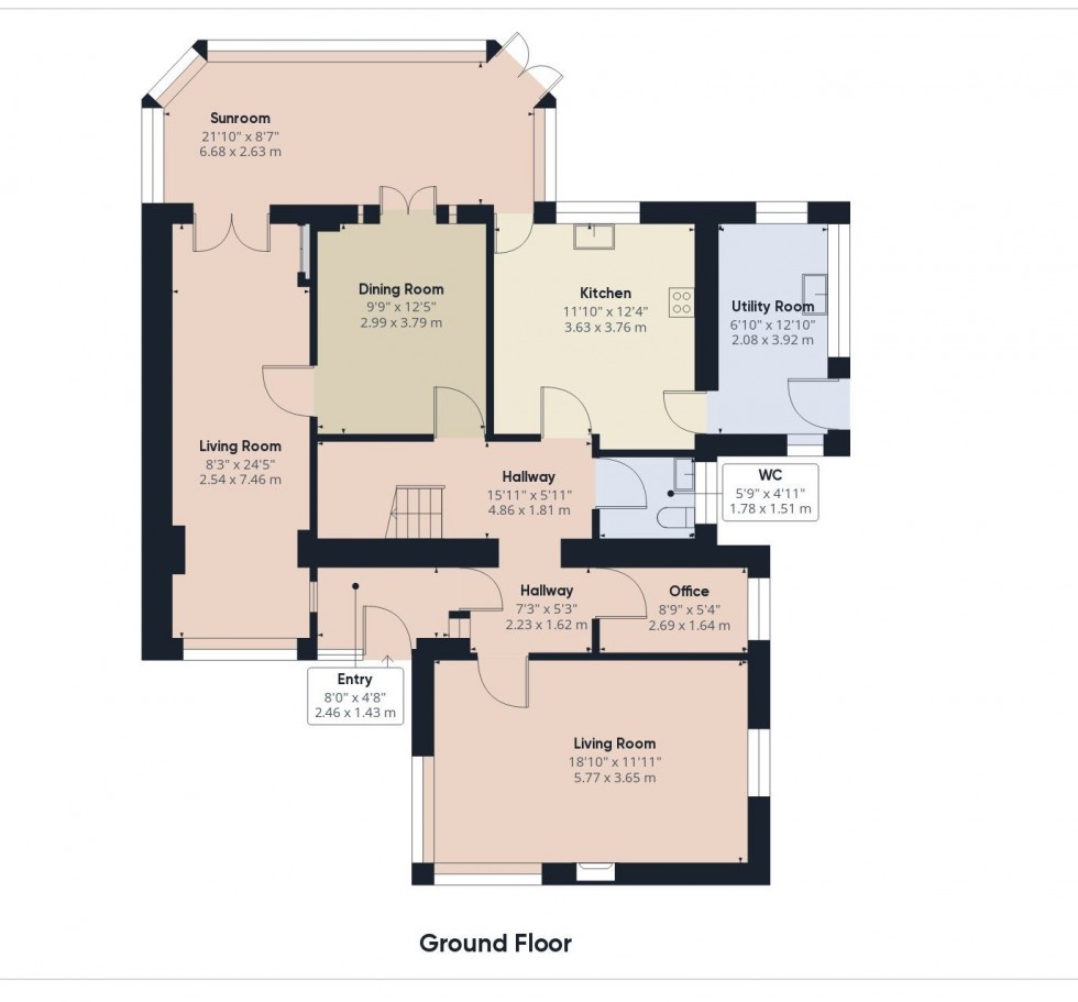Floorplan for Langford Court, Tarvin, Chester