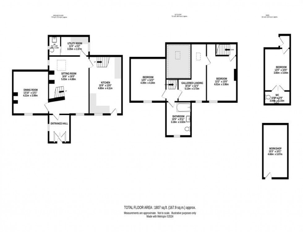 Floorplan for Hayfield Road, Chinley, High Peak