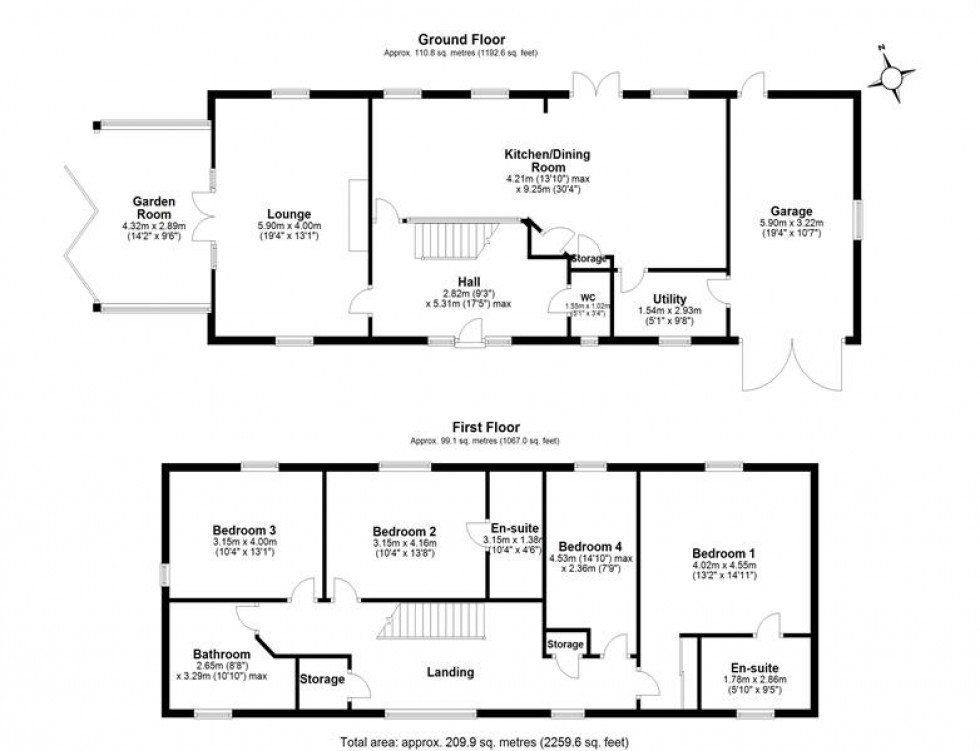 Floorplan for Orchard Gate, Kingsley, Frodsham