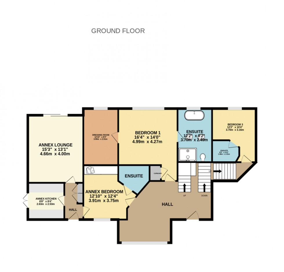 Floorplan for Haywards Close, Glossop