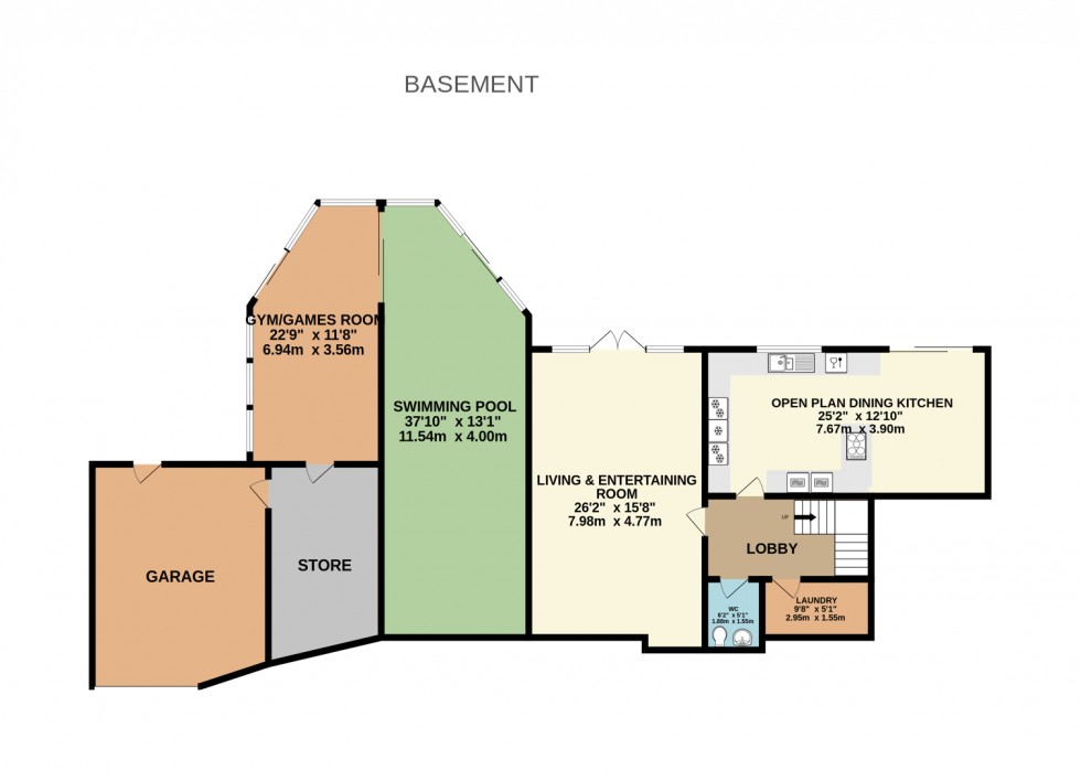 Floorplan for Haywards Close, Glossop