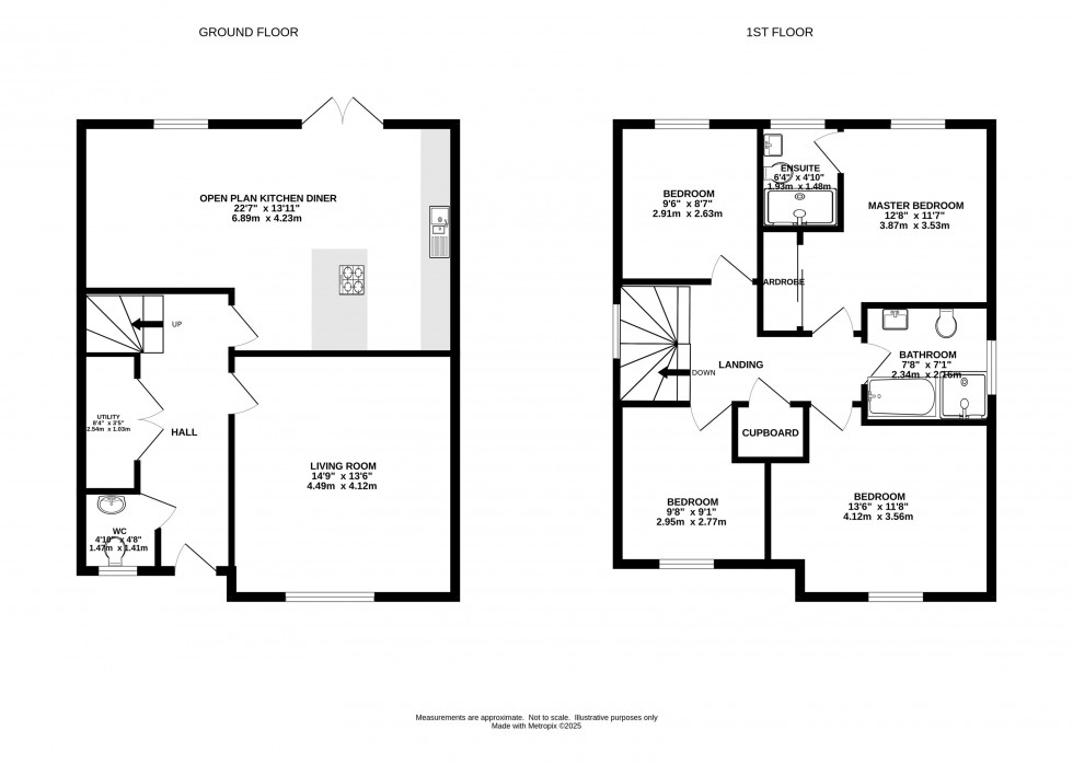 Floorplan for Bluebell Road, Holmes Chapel