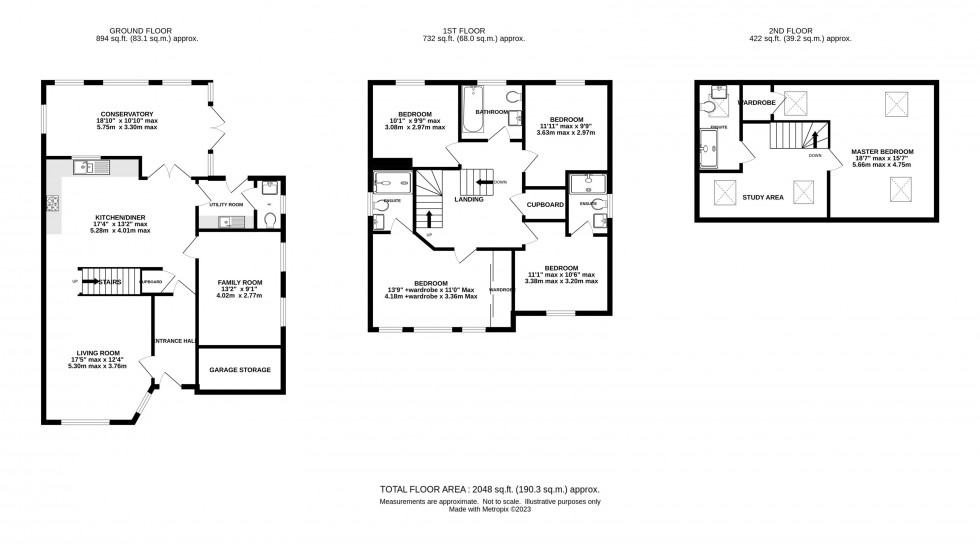 Floorplan for Severn Way, Holmes Chapel