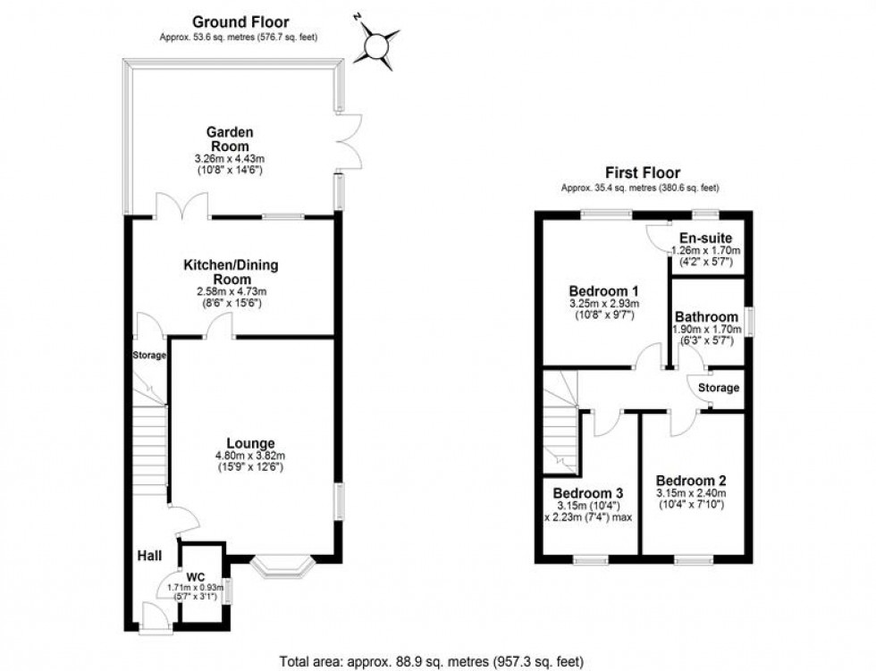 Floorplan for Wayford Mews, Frodsham