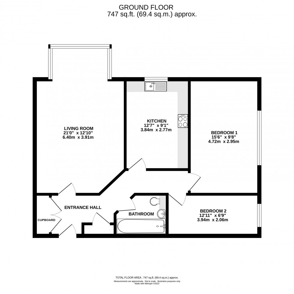Floorplan for Cottage Lawns, Heyes Lane, Alderley Edge