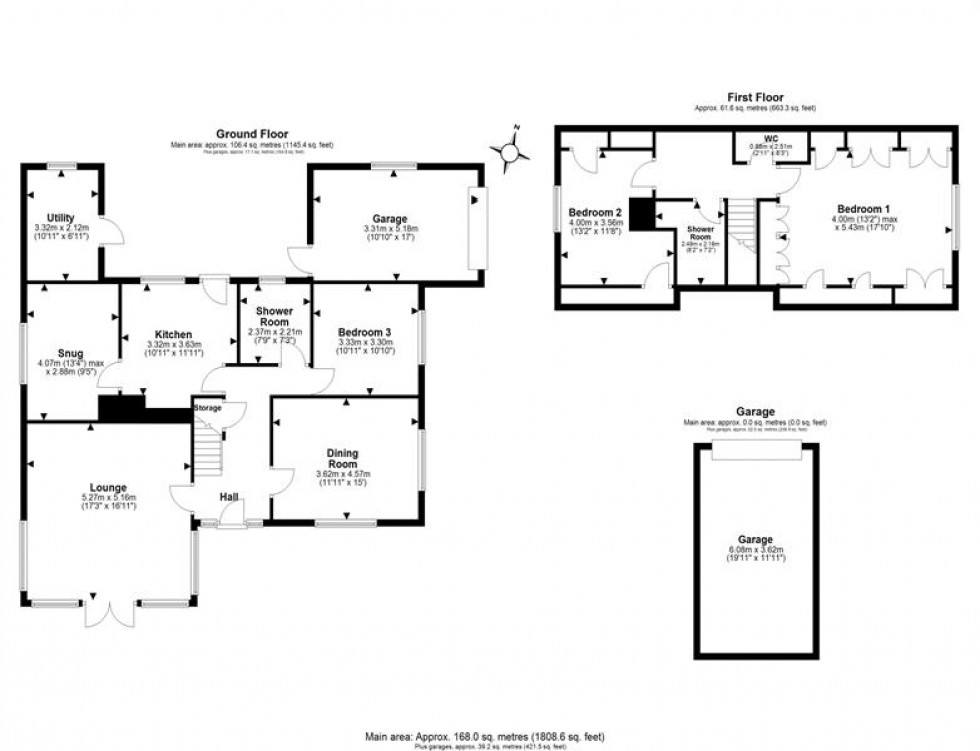 Floorplan for Beech Avenue, Frodsham