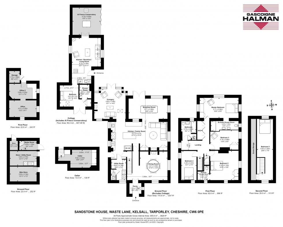 Floorplan for Waste Lane, Kelsall