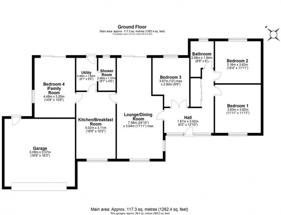 Floorplan for Chapel Lane, Kingsley, Frodsham