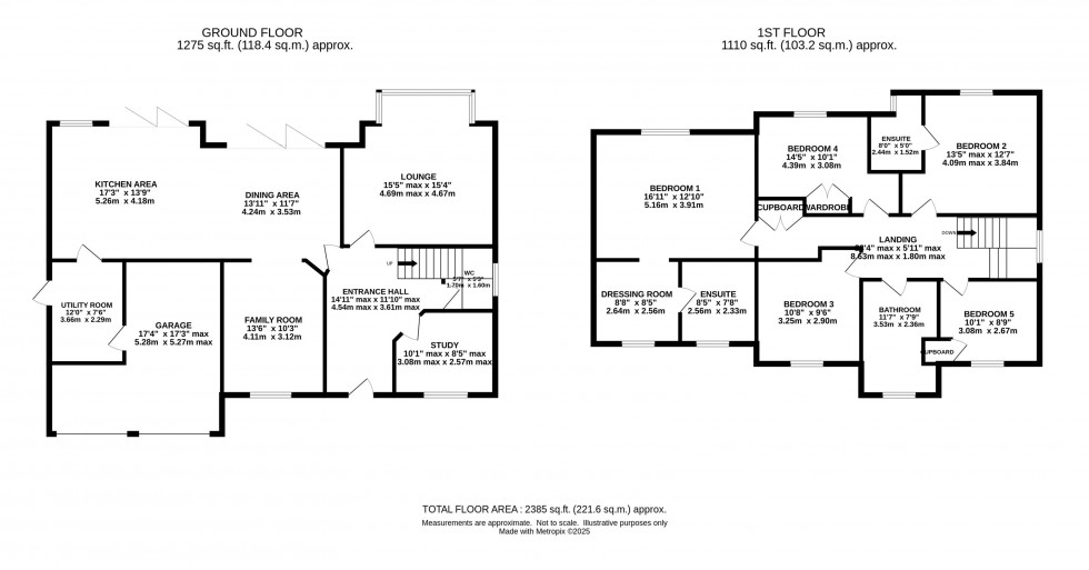 Floorplan for Buttermere Drive, Alderley Edge
