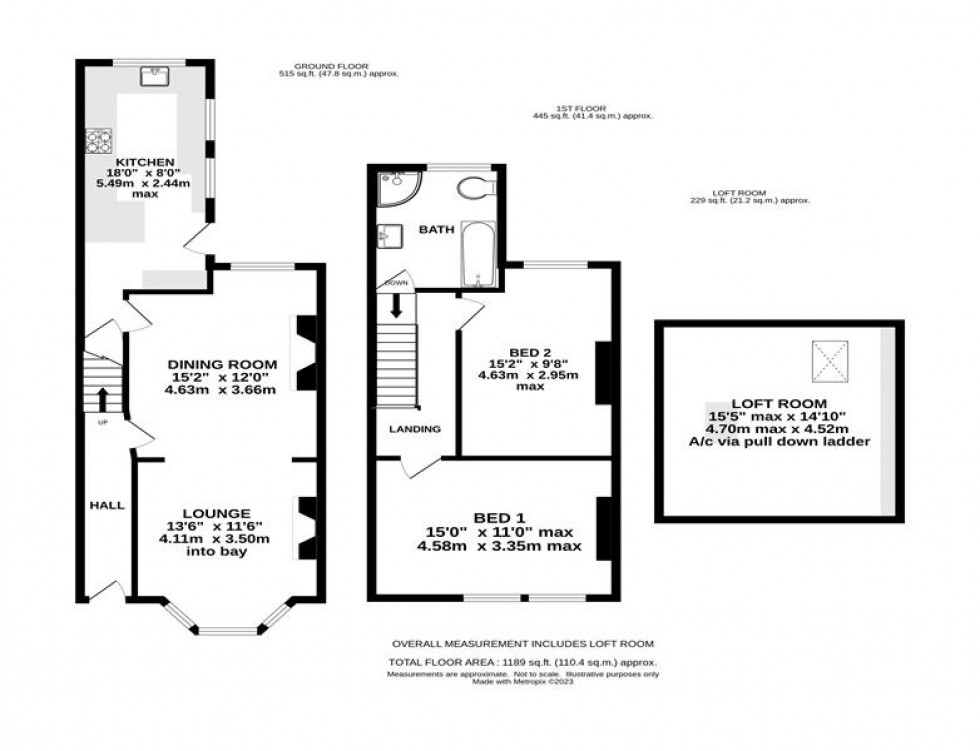 Floorplan for Hawthorn Road, Hale