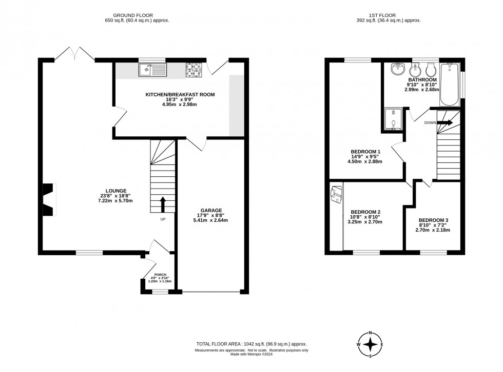 Floorplan for Chantry Road, Disley, Stockport