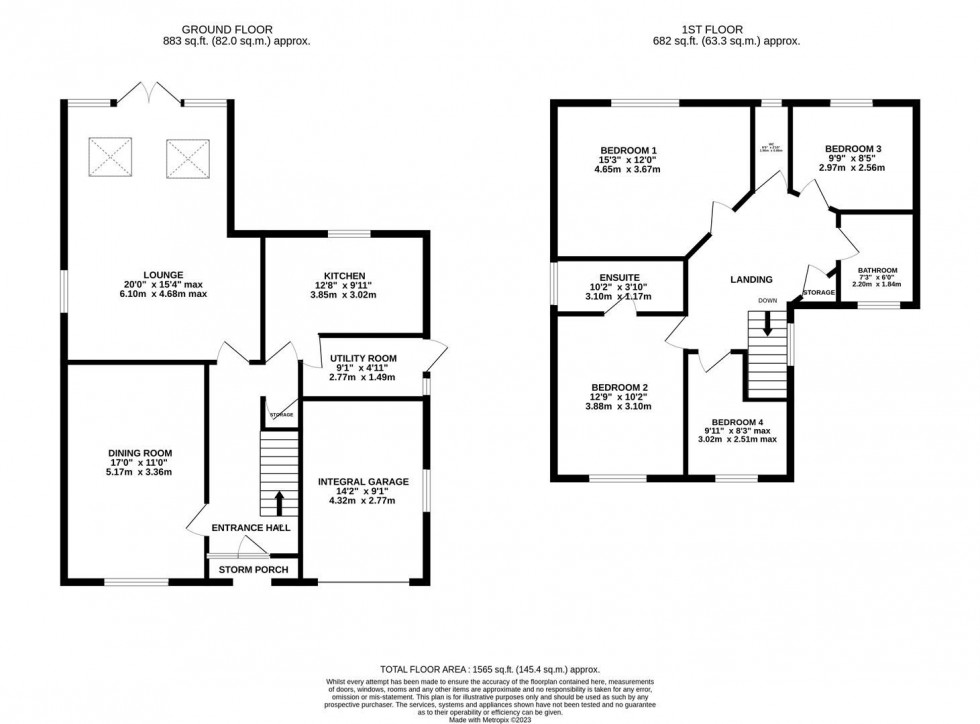 Floorplan for London Road, Adlington