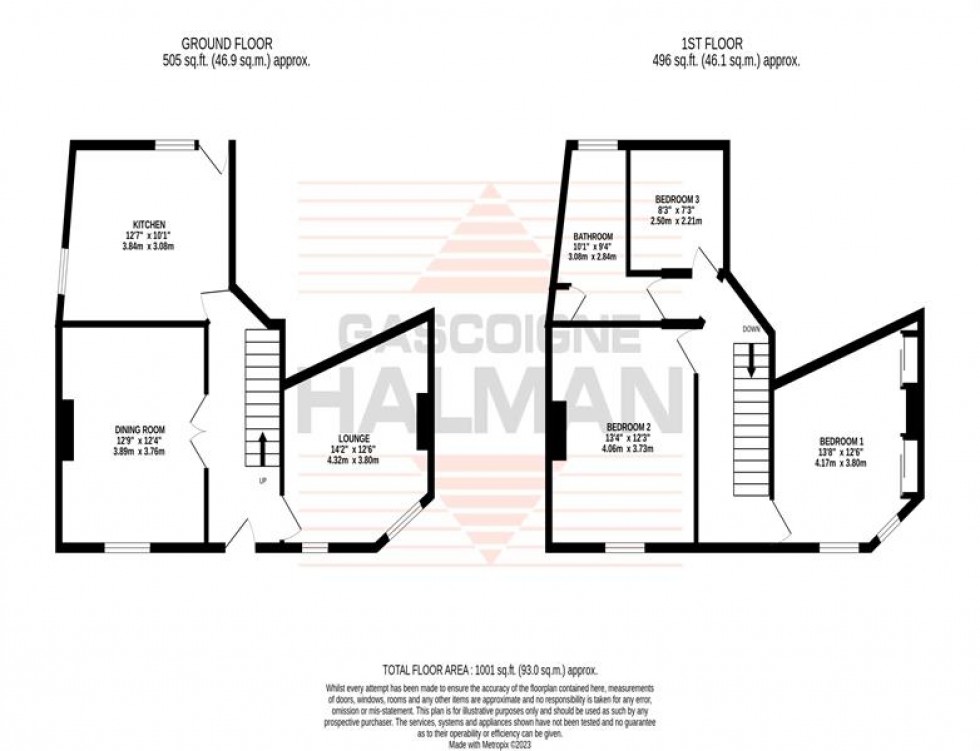 Floorplan for Dumber Lane, Sale