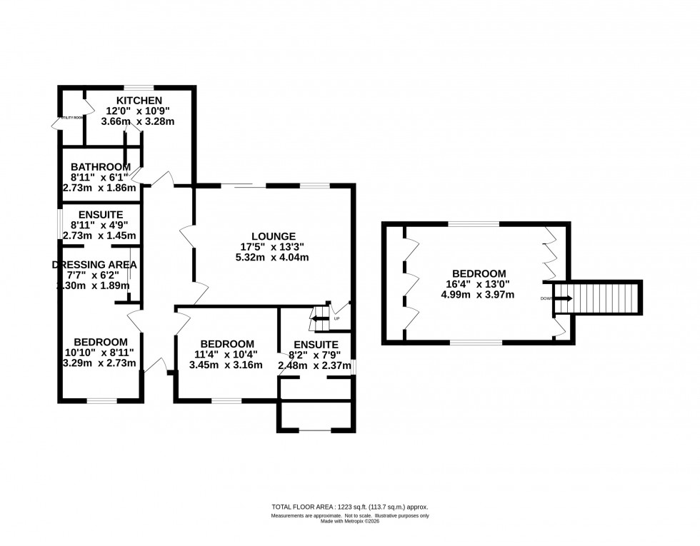 Floorplan for Mayfield Road, Marple Bridge