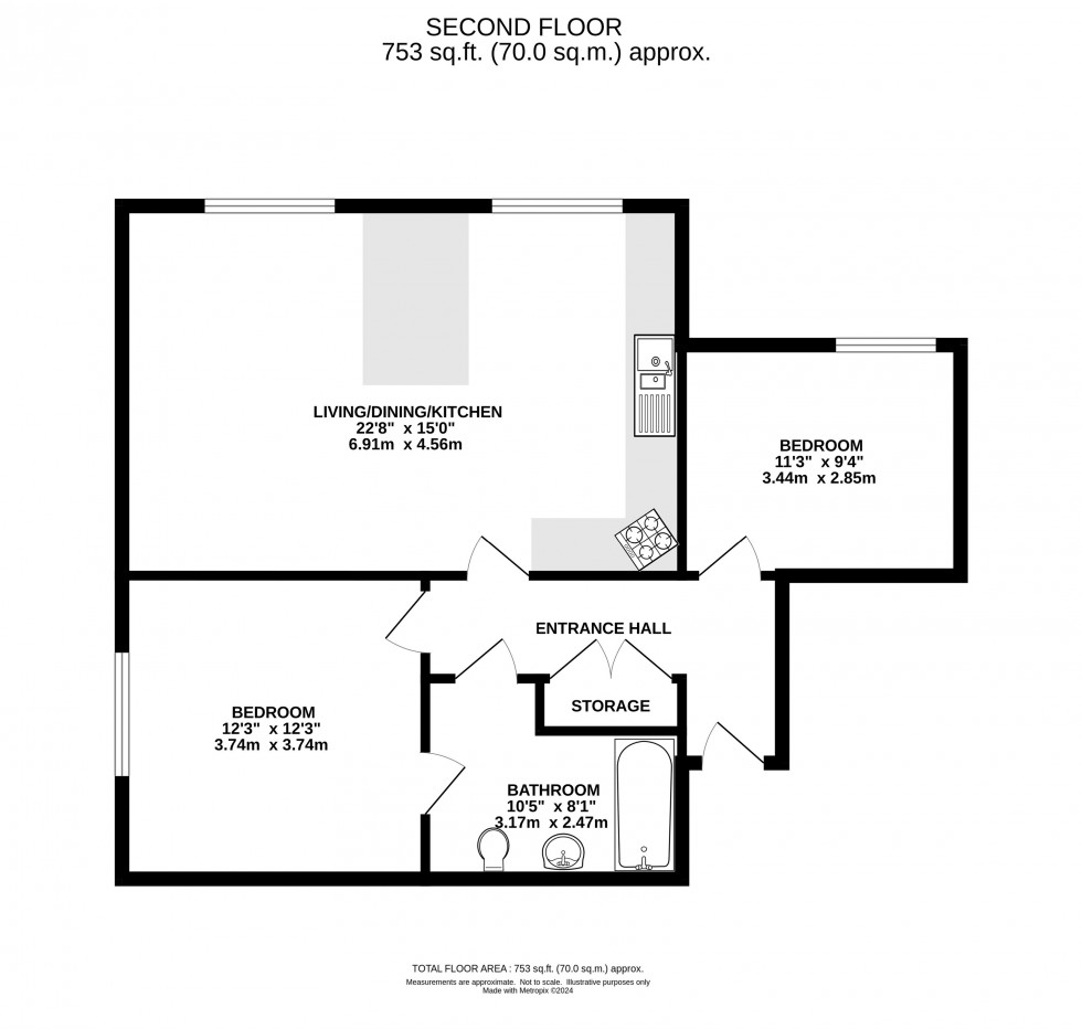 Floorplan for 2a Acresfield Road, Timperley, Altrincham