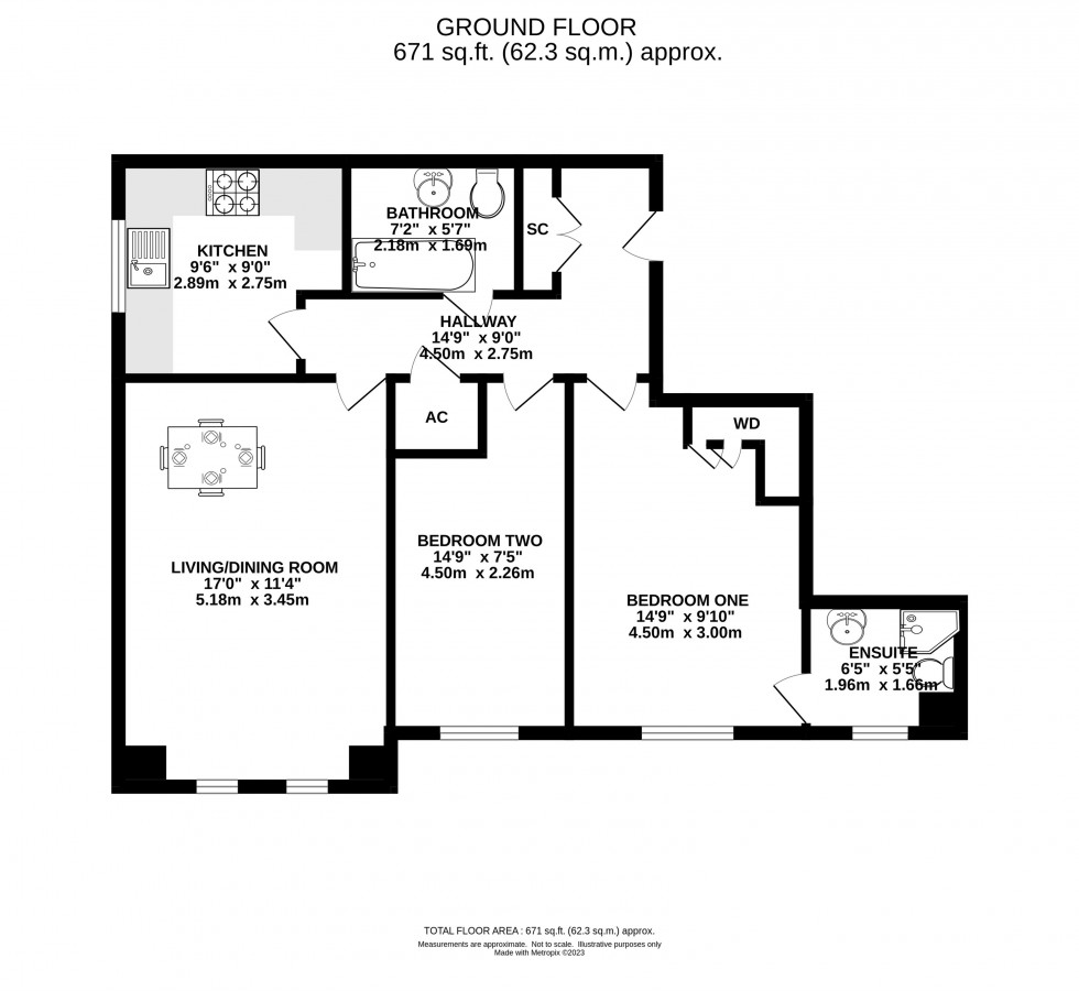 Floorplan for Victoria Road, Macclesfield