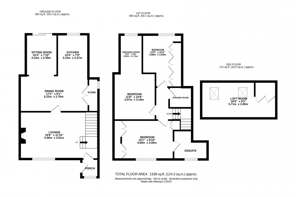 Floorplan for Wrights Green, Appleton, Warrington
