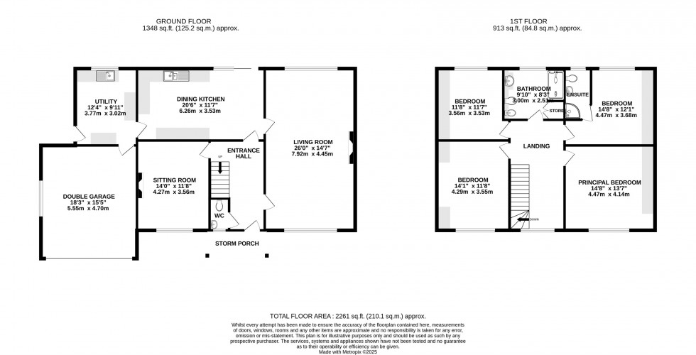 Floorplan for Gorsey Road, Wilmslow