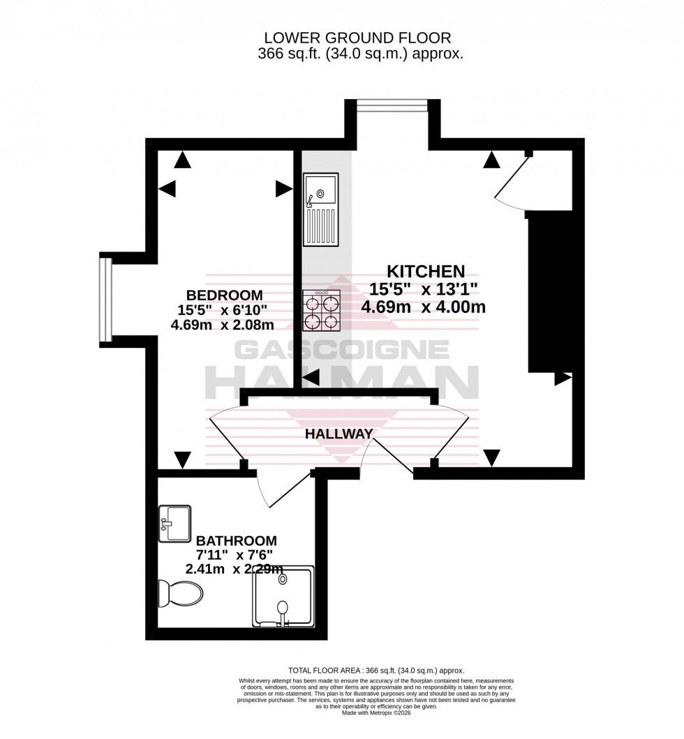 Floorplan for Mary Street, Cheadle House, SK8