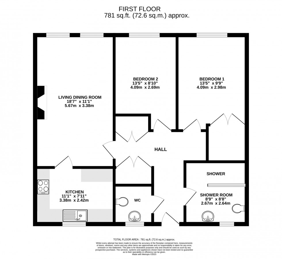 Floorplan for Church Street, Wilmslow