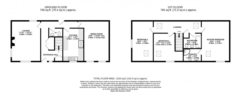 Floorplan for Oakmere Barns, Farm Road, Oakmere, Northwich