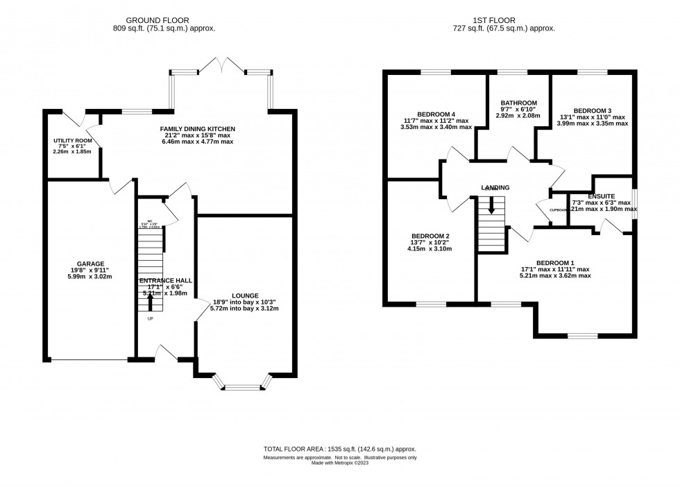Floorplan for Meadow End Road, Chelford