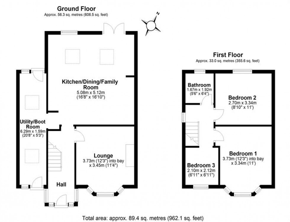 Floorplan for Ship Street, Frodsham