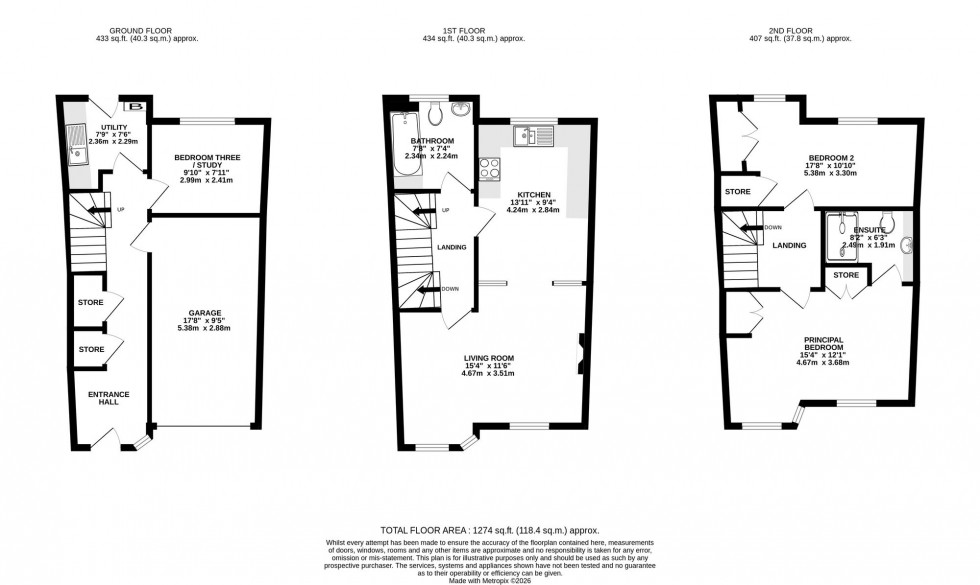 Floorplan for River Street, Wilmslow, SK9