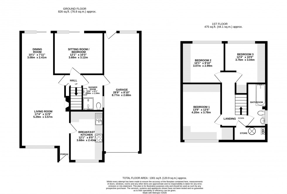 Floorplan for Hallwood Road, Handforth