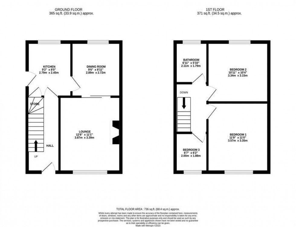 Floorplan for Greenway Close, Helsby, Frodsham