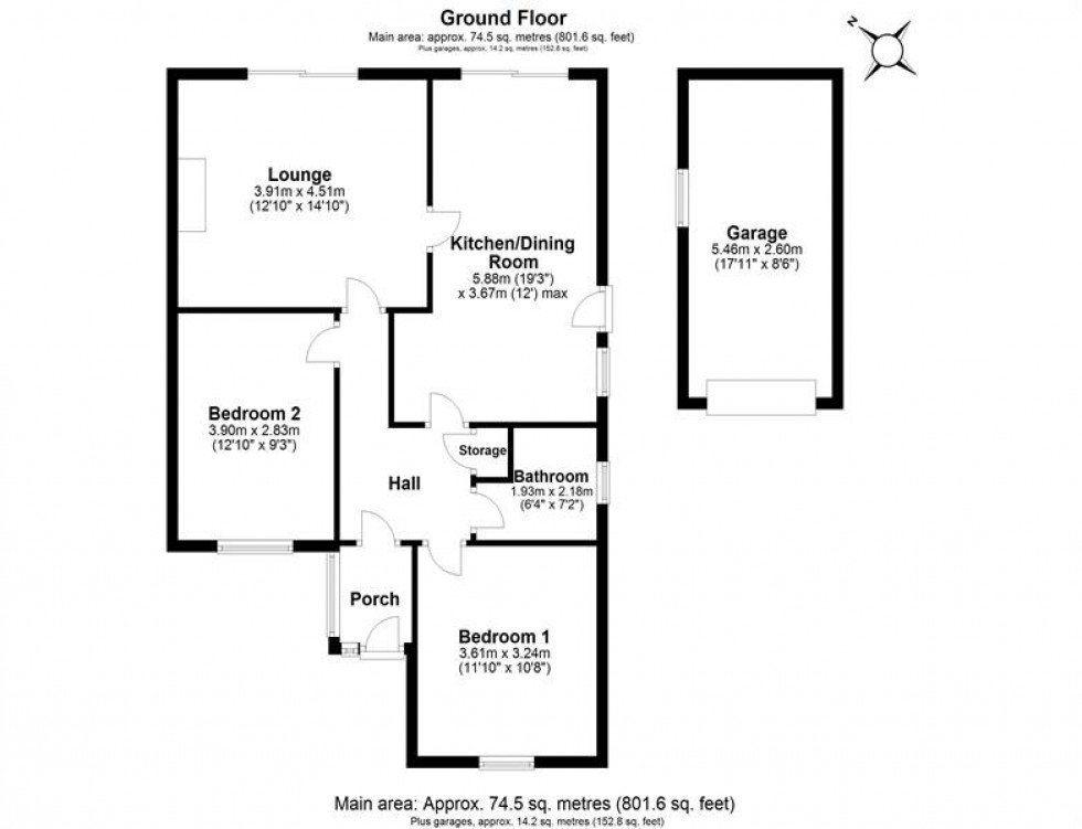 Floorplan for Hale View Road, Helsby, Frodsham