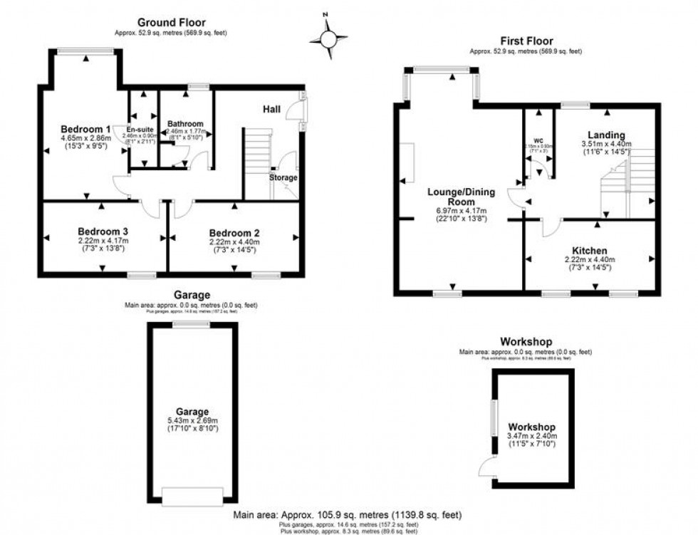 Floorplan for Castlehill Farm Barn, Cooks Hill, Kingsley