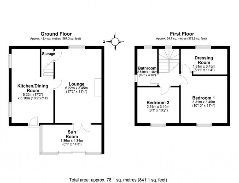 Floorplan for Chestnut Lane, Frodsham