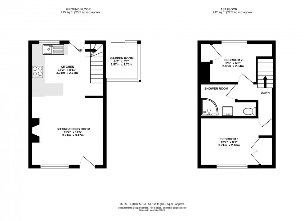 Floorplan for White Bear Yard, Canute Place, Knutsford