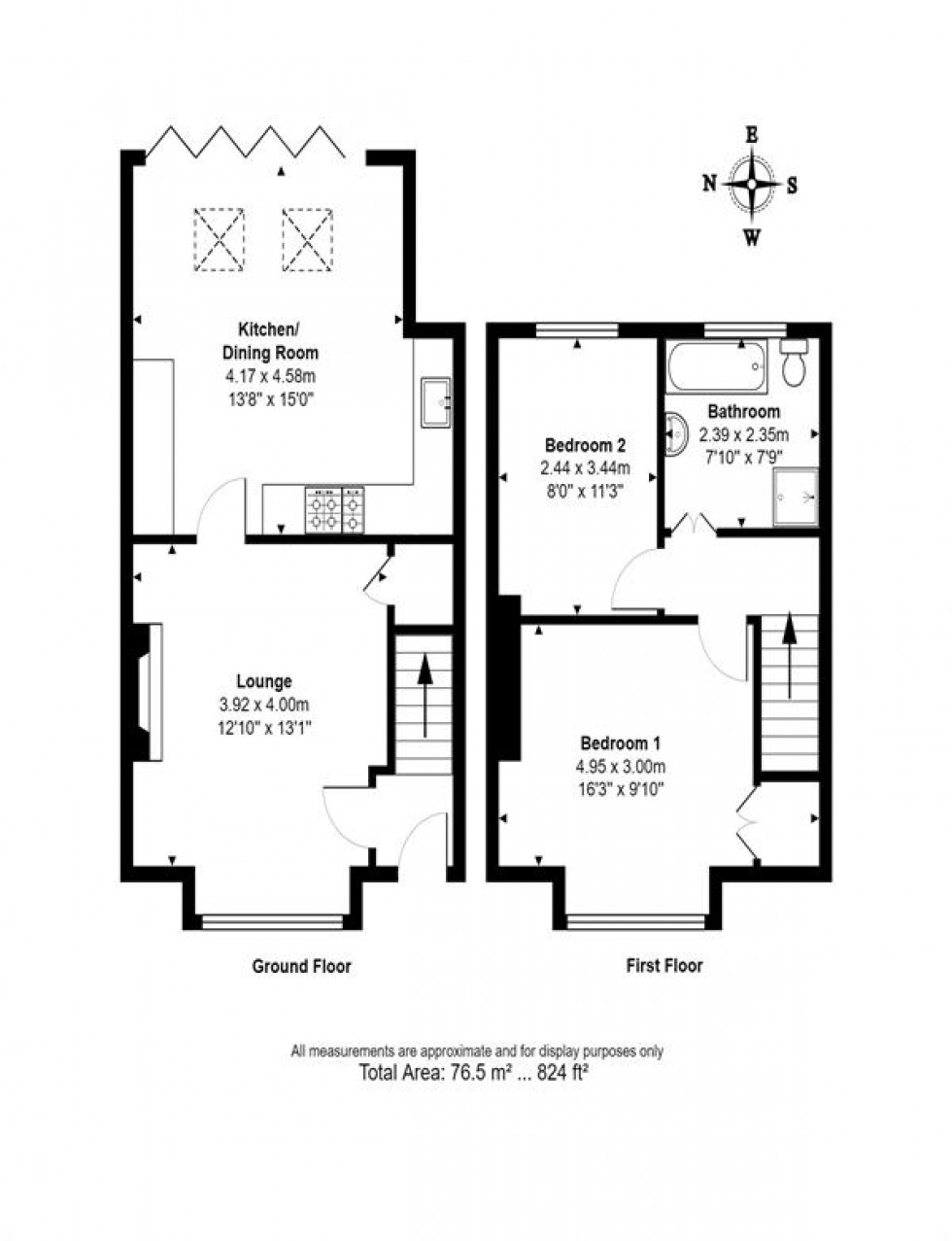 Floorplan for Crosland Terrace, Helsby, Frodsham