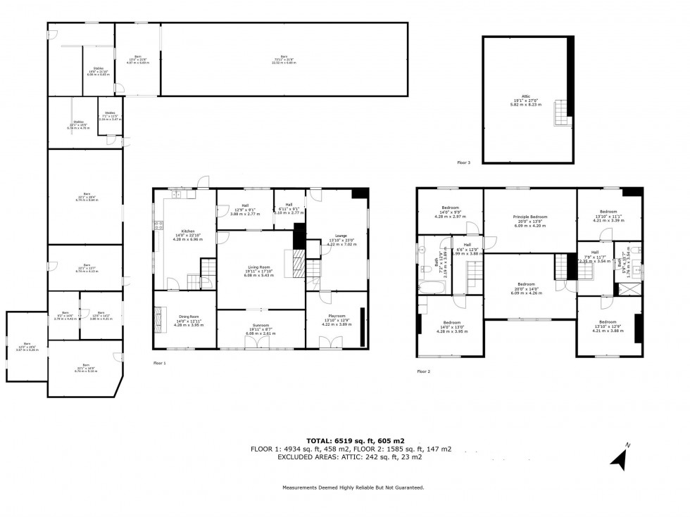 Floorplan for Moss Side Lane, Moore, Warrington