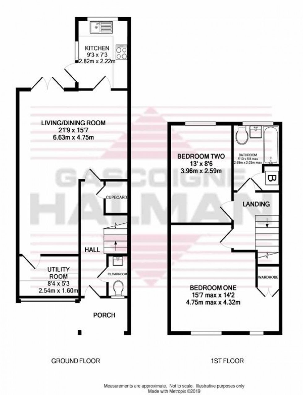 Floorplan for Field Side Close, Mobberley, Knutsford