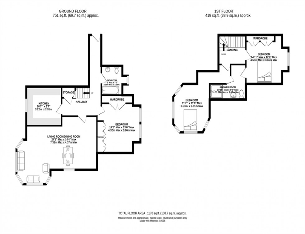 Floorplan for Gaskell Road, Altrincham